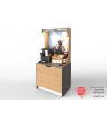 Фото кофе-модуль самообслуживания с led-освещ, мусоропроводом в столешнице, швг 996х2100х750 мм №1