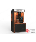 Фото кофе-модуль с освещением, с местом под автоматич. диспенсер стаканов 1470х2460х683 мм №8