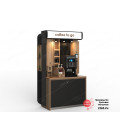 Фото кофе-модуль с освещением, с местом под автоматич. диспенсер стаканов 1470х2460х683 мм №1